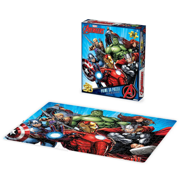 Đồ Chơi Xếp Hình 3D Marvel - Avengers - Illumination 32550 (500 Mảnh Ghép)