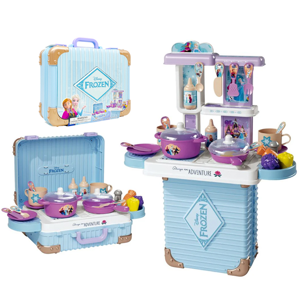 Đồ Chơi Nhà Bếp Dáng Vali 3 Trong 1 Frozen - Sweet Heart SH8-301A