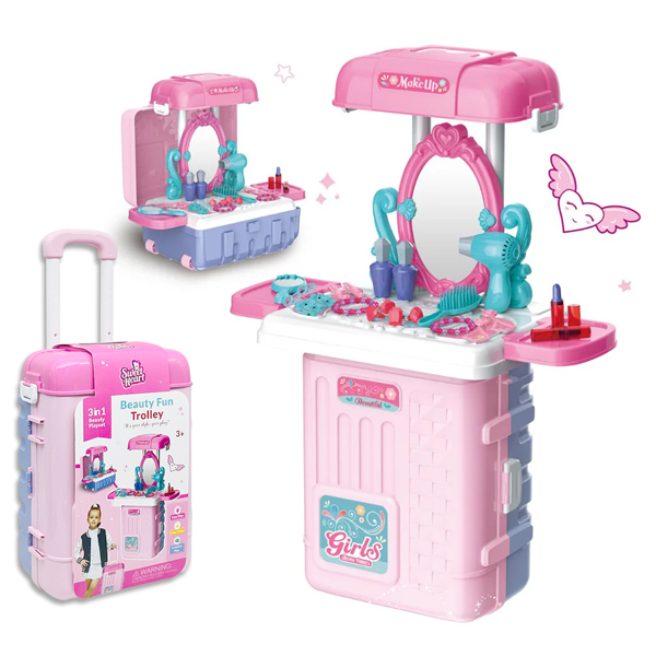 Đồ Chơi Trang Điểm Vali Hồng 3 Trong 1 - Sweet Heart SH33795