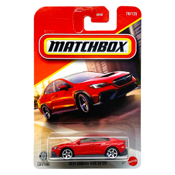 Đồ Chơi Mô Hình Siêu Xe - Matchbox 30782 - 78/125 - Matchbox 2024 Subaru WRX S4 STI