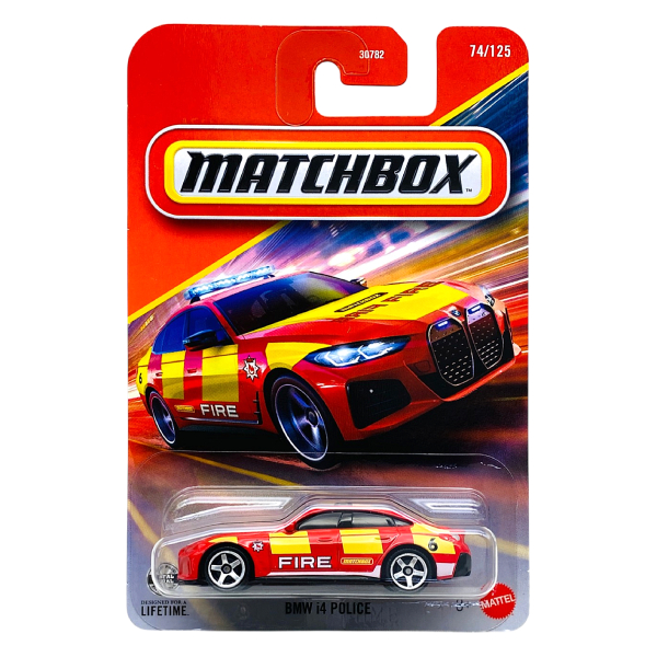 Đồ Chơi Mô Hình Siêu Xe - Matchbox 30782 - 74/125 - BMW i4 Police