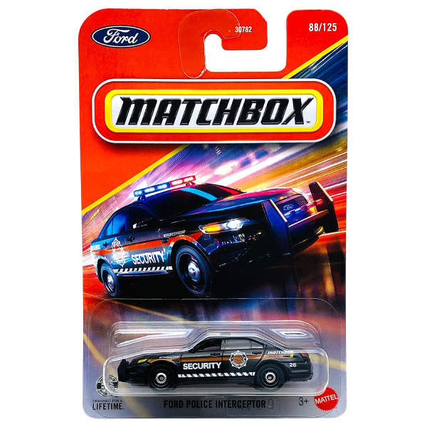 Đồ Chơi Mô Hình Siêu Xe - Matchbox 30782 - 88/125 - Ford Police Interceptor