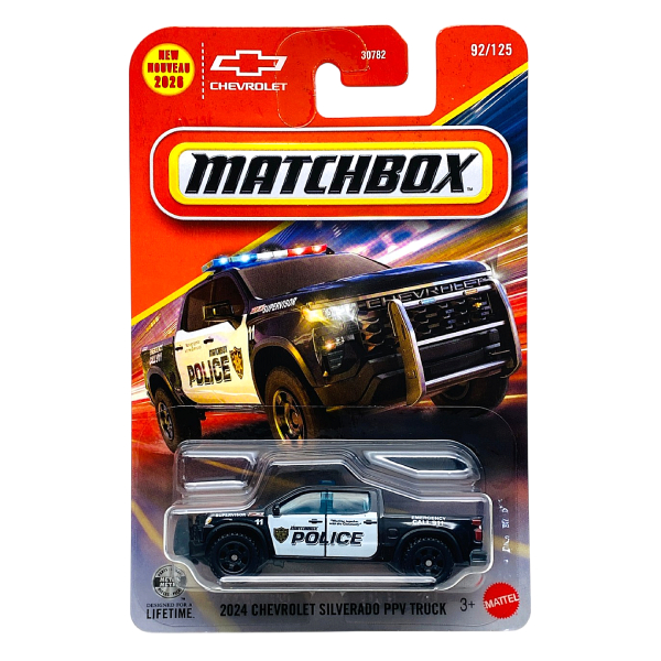 Đồ Chơi Mô Hình Siêu Xe - Matchbox 30782 - 92/125 - 2024 Chevrolet Silverado PPV Truck