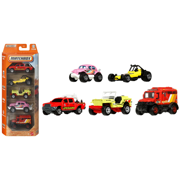Đồ Chơi Mô Hình Bộ 5 Siêu Xe - Matchbox C1817 - Mẫu 1