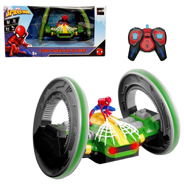 Đồ Chơi Siêu Xe Marvel Spider Man Nhào Lộn Điều Khiển Từ Xa - Vecto MM60601