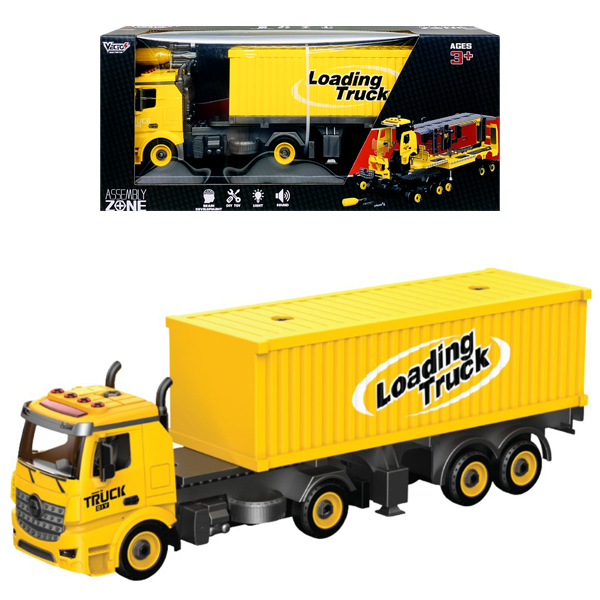 Đồ Chơi Lắp Ráp DIY - Xe Tải Thùng Container - Vecto VT9086A
