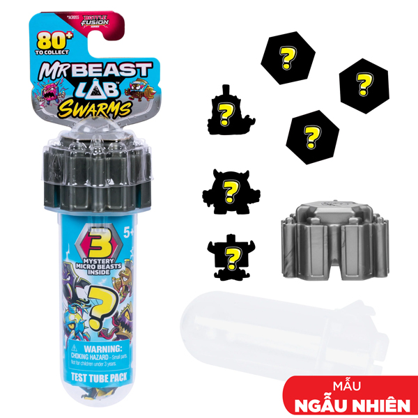 Đồ Chơi Ống Thí Nghiệm Series 4 - 3 Sinh Vật - MrBeast Lab 24871 (Sản Phẩm Bên Trong Là Ngẫu Nhiên)