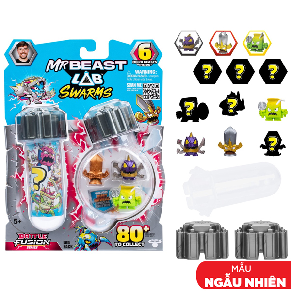 Đồ Chơi Phòng Thí Nghiệm Series 4 - 6 Sinh Vật - MrBeast Lab 24873 (Sản Phẩm Bên Trong Là Ngẫu Nhiên)