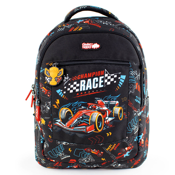 Ba Lô ActiveGo Champion Race - Jet Black - Cleverhippo BC0129/BLACK