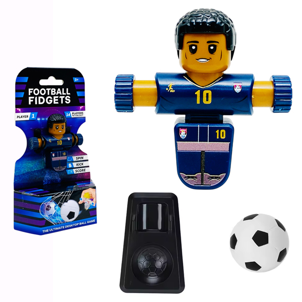 Đồ Chơi Bóng Đá Xoay 1 Người - Champion Games S8488 - Áo Số 10 - Xanh Navy