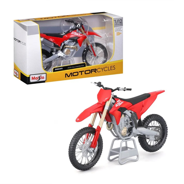 Đồ Chơi Mô Hình Mô Tô 2026 Ducati Desmo450 MX - Maisto 25909/MT31101