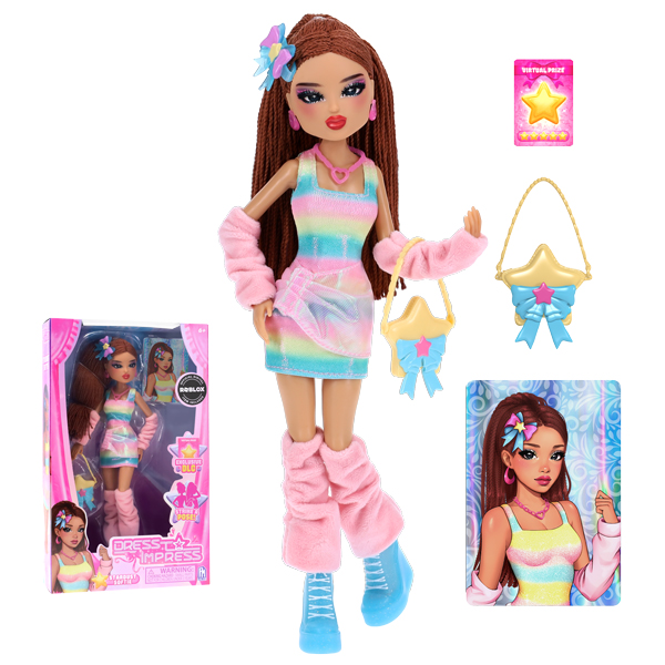 Đồ Chơi Búp Bê Thời Trang Game Dress To Impress - Stardust Softie - PhatMojo FD4102