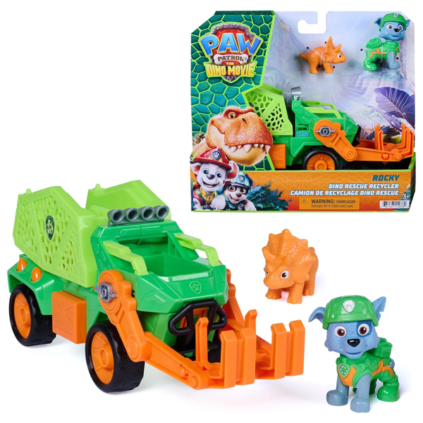 Đồ Chơi Mô Hình Chiến Xe Cứu Hộ Rocky phiên bản Dino Movie - Paw Patrol 6075772