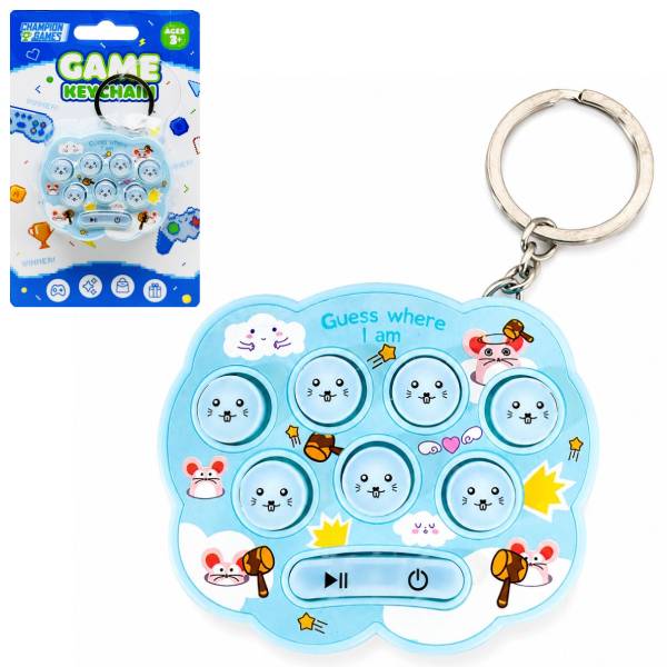 Móc Khóa Trò Chơi Đập Chuột - Champion Games WHA/CPG007 - Màu Xanh Dương
