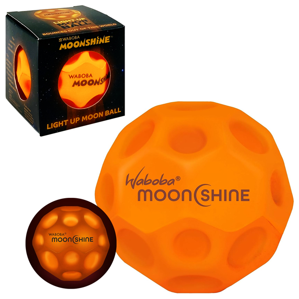 Đồ Chơi Bóng Nảy Moonshine Phát Sáng Trong Đêm - Waboba 325C02-A - Màu Cam