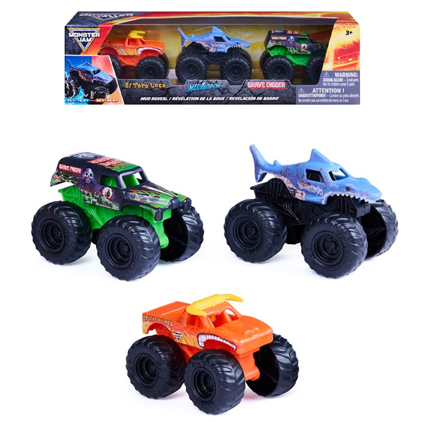Đồ Chơi Bộ 3 Chiến Xe Đổi Màu - Monster Jam 6076551