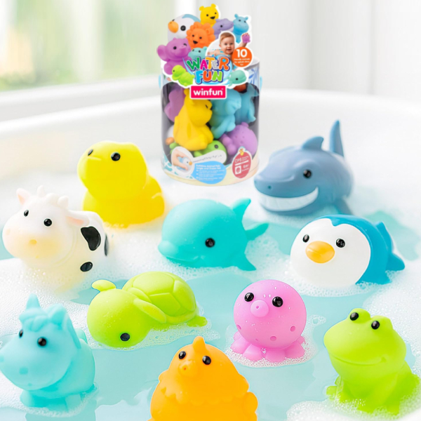 Đồ Chơi Nhà Tắm Hình Thú Rừng Xanh & Biển Cả - Winfun 251002
