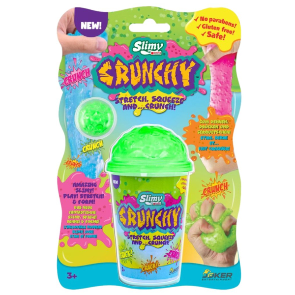 Đồ Chơi Slimy Vui Nhộn Crunchy - Slimy 20280630/33470A/GR - Màu Xanh Lá