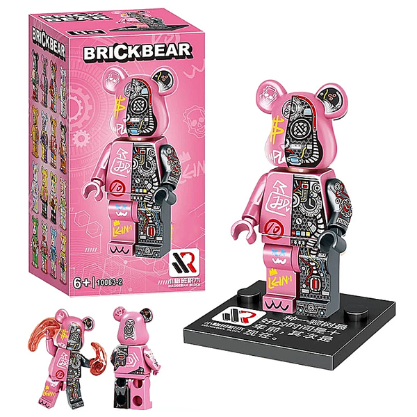 Đồ Chơi Lắp Ráp Mô Hình Gấu Bearbrick - Xiaogeban Block 1063-2