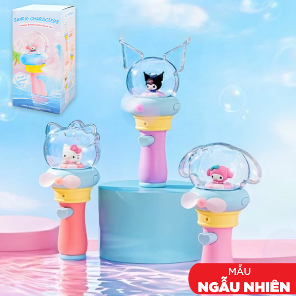 Quạt Mô Hình Hộp Mù Sanrio Characters - Summer Bubble - Moetch MT15 (Sản Phẩm Bên Trong Là Ngẫu Nhiên)