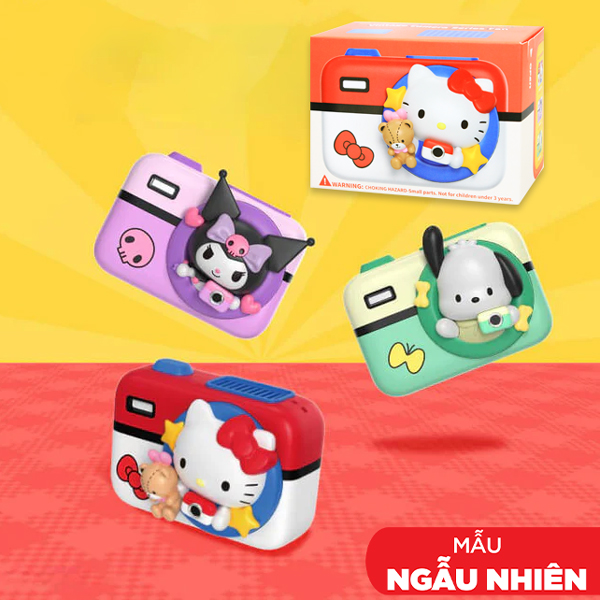 Quạt Mô Hình Hộp Mù Sanrio Characters  - Vintage Camera - Moetch MT16 (Sản Phẩm Bên Trong Là Ngẫu Nhiên)
