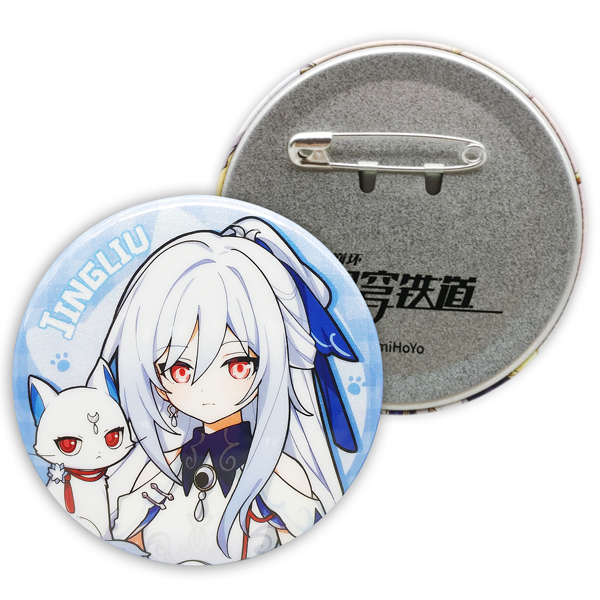 Huy Hiệu Trang Trí Honkai Star Rail - Chibi Cat - Nullset - miHoYo NH12 - Jingliu