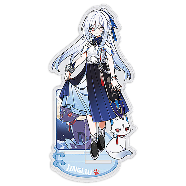 Tấm Trang Trí Honkai Star Rail - Chibi Cat - Nullset - miHoYo NH13 - Jingliu