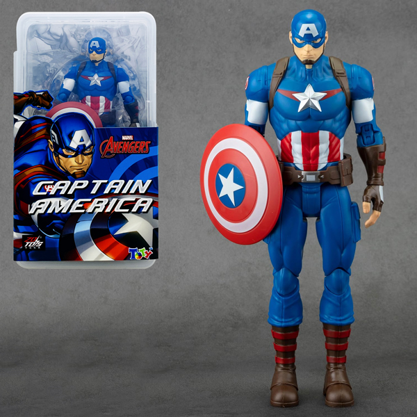 Đồ Chơi Mô Hình Marvel - Captain America 7 Inch - ZD Toys ZM88