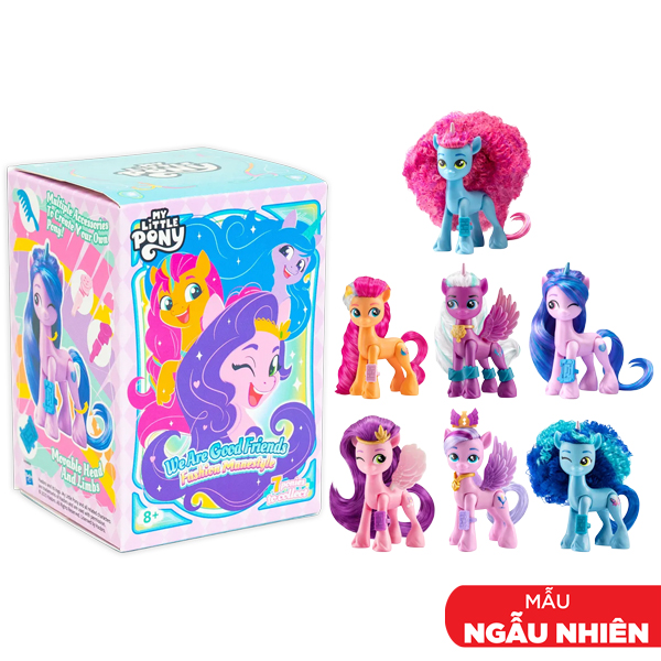 Đồ Chơi Mô Hình My Little Pony - We Are Good Friends Fashion Mane Style - Dinosaw DP15 (Mẫu Sản Phẩm Bên Trong Là Ngẫu Nhiên)