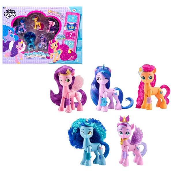 Bộ 5 Đồ Chơi Mô Hình My Little Pony - We Are Good Friends Fashion Celebration - Dinosaw DP16