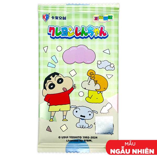 Card Bo Góc - Crayon Shinchan - Fun Time 2 - Kabao BB20 (3 Card Ngẫu Nhiên/Túi)
