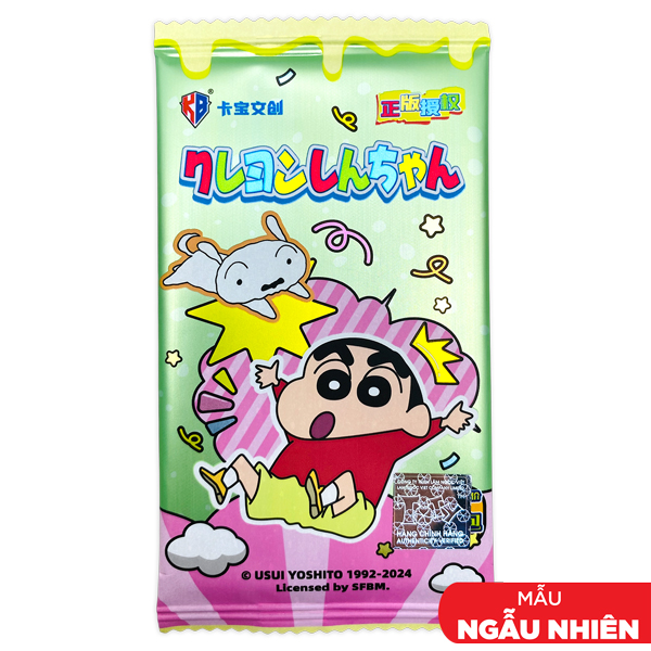 Card Bo Góc - Crayon Shinchan - Fun Time - Kabao BB21 (3 Card Ngẫu Nhiên/Túi)