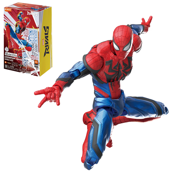 Đồ Chơi Lắp Ráp Mô Hình Marvel Rivals - Champion Class 06 - Spider-Man - EM12 - Blokees 81118 (83 Mảnh Ghép)