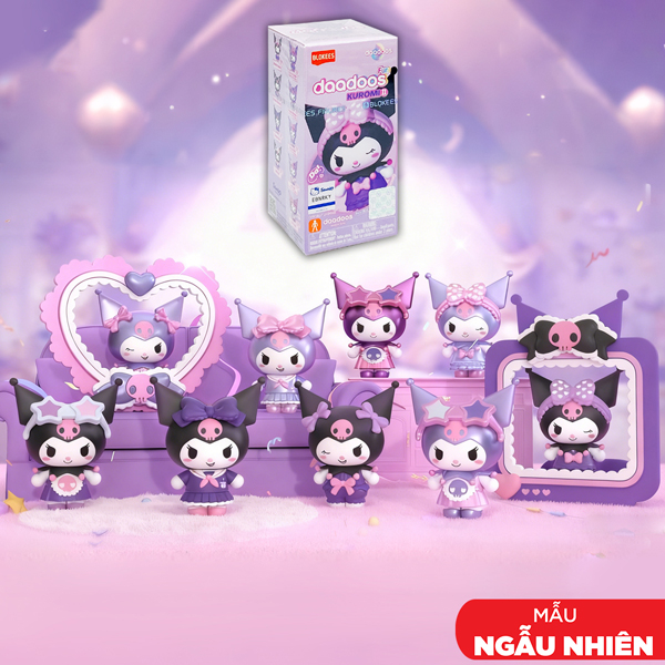 Blindbox Mô Hình Sanrio Daadoos - Fun Colleciton - Magical Kuromi ???? I - Blokees EO03 - Mẫu 1