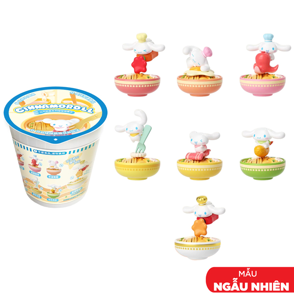 Blindbox Mô Hình Cinnamoroll - Energetic Ramen - Bubble Bean - Moetch MB33