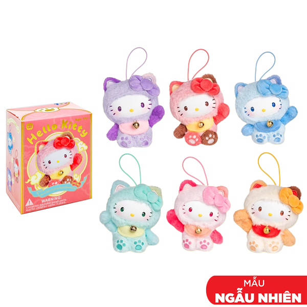 Blindbox Móc Treo Thú Bông Hello Kitty - Meow Blessing Series - Mini - Moetch MP13