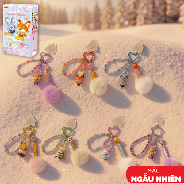 Blindbox Đồ Chơi Lắp Ráp Mô Hình Zootopia - Daadoos - Art Series 01 - Marshmallow Adventures - Blokees EZ51