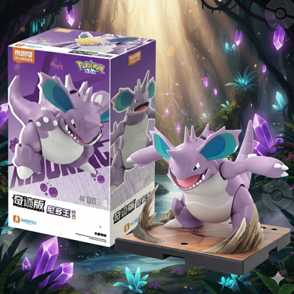 Đồ Chơi Lắp Ráp Mô Hình Pokemon - Fantastics Series - Nidoking - Blokees EP30