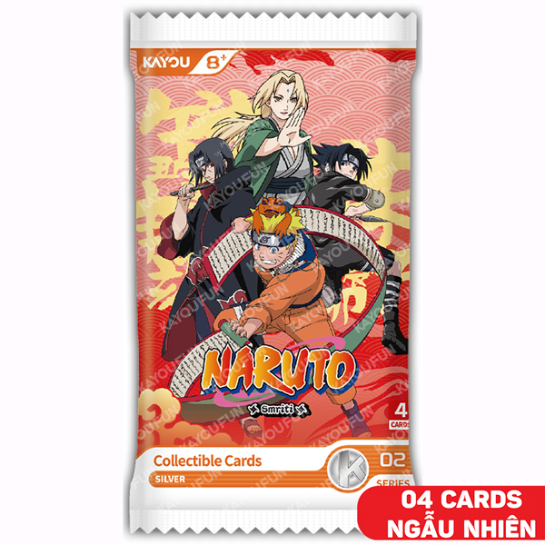 Card Bo Góc Naruto - Smriti - Earth Scroll-002-SEA - Kayou KN10 (4 Card Ngẫu Nhiên/Túi)