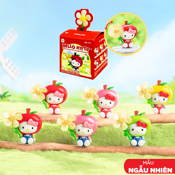 Blindbox Mô Hình Hello Kitty - Joyride Flower Series Windmill - Moetch MB41