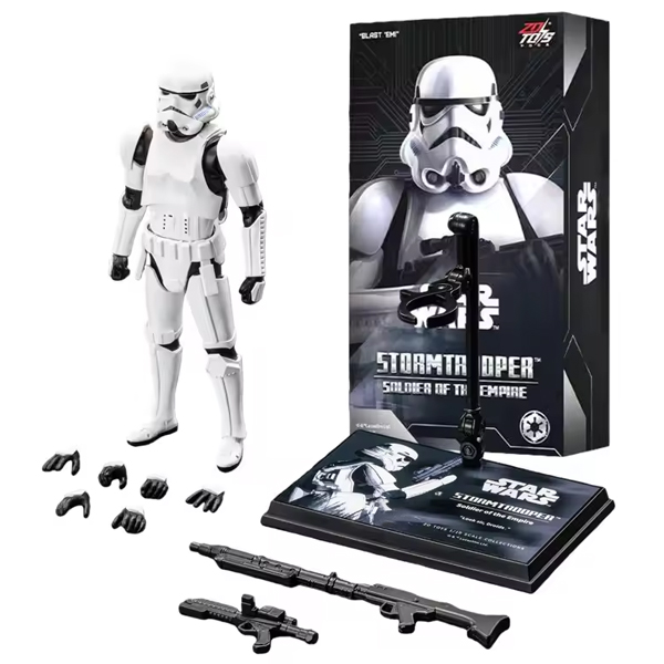 Blindbox Đồ Chơi Mô Hình Star Wars - Action Figures - Stormtrooper - ZD Toys ZW07
