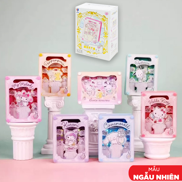 Blindbox Mô Hình Sanrio Characters - Sweet Glow & Stellar Sparkle Series 1 V39.9 Night Lamp - Kabao BS17
