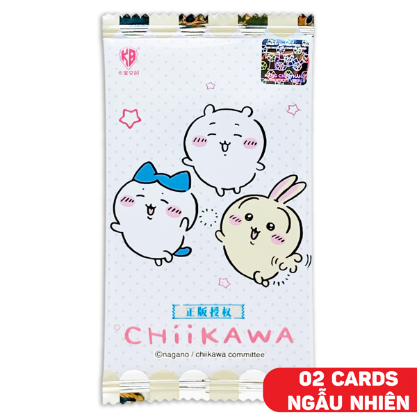 Card Bo Góc Chiikawa - The First Collection Series 1 V5 - Kabao BI01 (5 Cards Ngẫu Nhiên/Túi)