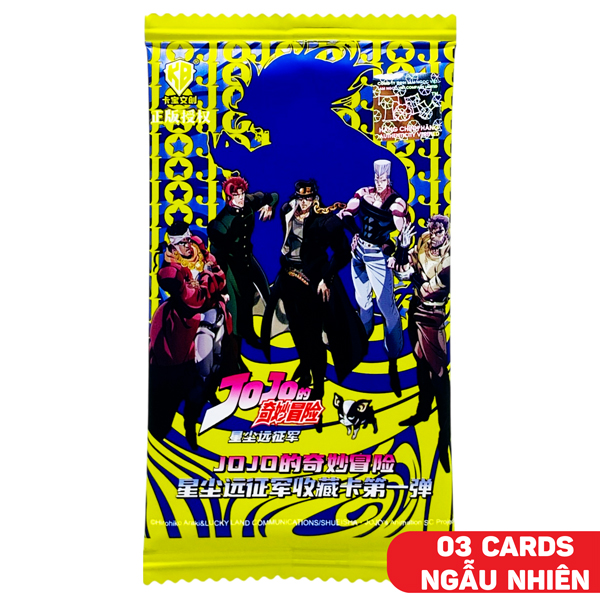 Card Bo Góc Jojo's Bizarre Adventure - Stardust Crusaders Series 1 - Kabao BJ02 (3 Cards Ngẫu Nhiên/Túi)