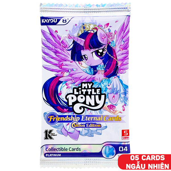 Card Bo Góc My Little Pony - Friendship Eternal - Moon Edition 004 - Kayou KP22 (5 Cards Ngẫu Nhiên/Túi)