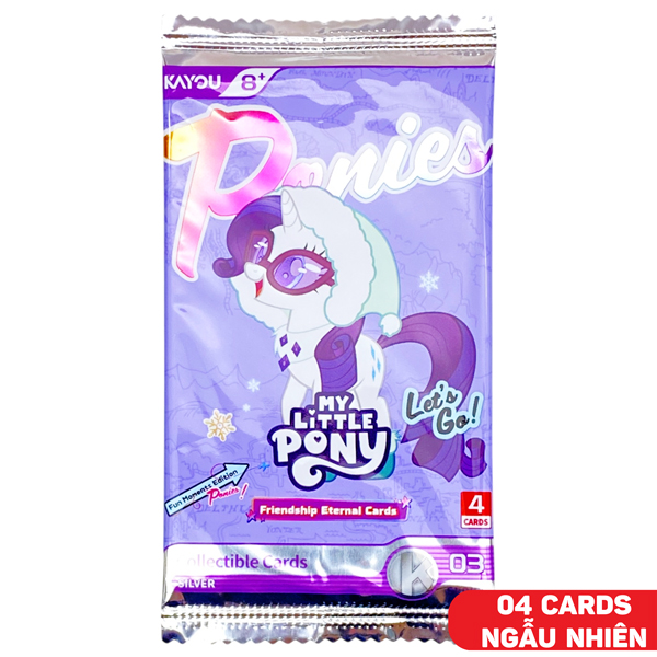 Card Bo Góc My Little Pony - Friendship Eternal - Fun Moments Edition 003 - Kayou KP23 (4 Cards Ngẫu Nhiên/Túi)