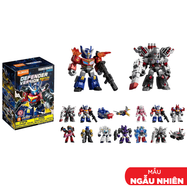 Đồ Chơi Blindbox Lắp Ráp Mô Hình Transformers - Defender Version DV08 - Battle Stars - Blokees ET66