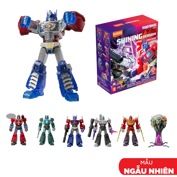 Blindbox Đồ Chơi Lắp Ráp Mô Hình Transformers - SV05 - Fatal Confrontation - Luminous Eyes & Chest - Blokees ET67