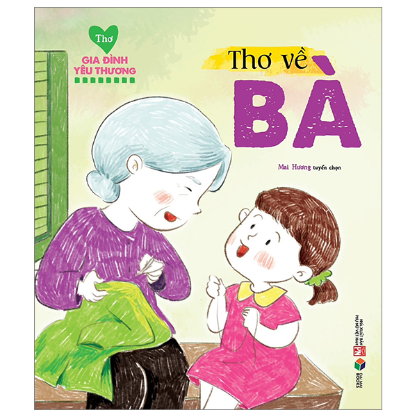 Sách Thơ Gia Đình Yêu Thương - Thơ Về Bà - Hương Việt