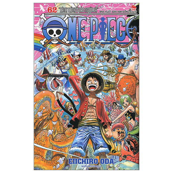 Truyện Tranh One Piece - Tập 62 - Hành Trình Ở Đảo Người Cá - Bản Bìa - Kim Seung-Min
